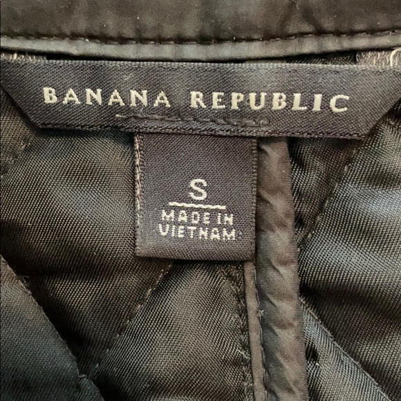 Banana Republic Quilted Lightweight Black Jacket - Picture 4 of 6